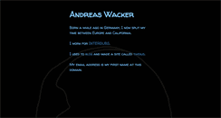 Desktop Screenshot of andreaswacker.com